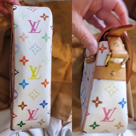 💎✨ COLLECTABLE ✨💎 SOLOGE LOUIS VUITTON MULTICOLOR CROSSBODY DISCONTINUED - Picture 8 of 15